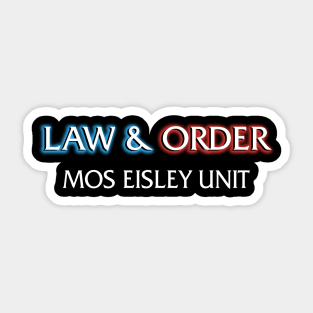 Law & Order: Mos Eisley Unit Sticker